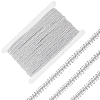 27 Yards Polyester Centipede Braided Fringe Ribbon OCOR-ME0001-78-1
