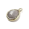 Natural Sunstone Faceted Pendants G-U019-05G-10-2