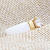 Flat Round Porcelain Finger Rings for Women Men FS-WG6D31E-03-2