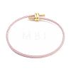 Braided Steel Wire Bracelets Making BJEW-H610-02G-08-1