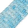 Transparent Glass Beads Strands GL-A001-01A-03-1