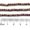 Transparent Electroplate Glass Beads Strands LS-EGLA-A039-T3mm-UA04-4