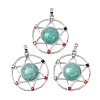 Natural Amazonite Pendants GG-CBA0251-09A-P-1