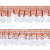5Yards Polyester Tartan Printed Ribbon OCOR-GF0006-10D-7