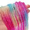 Transparent Painted Glass Beads Strands LS-DGLA-A034-T4mm-A14-2