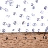 Transparent Electroplate Glass Beads EGLA-Q138-01G-3