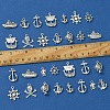 10 Styles Pirate Theme Tibetan Style Alloy Pendants FIND-SC0012-73-5