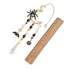 Halloween Spider Bat Alloy Enamel Suncatcher HJEW-TA00492-4