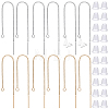 32Pcs 2 Colors Brass Stud Earring Findings KK-BBC0026-02-1