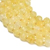 Dyed Imitation Jade Glass Beads Strands GL-Z001-02A-14-2