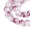 Baking Paint Glass Beads Strands DGLA-N015-10mm-05-3