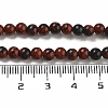 Round Natural Mahogany Obsidian Beads Strands G-N0120-20-4mm-2