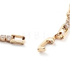 Golden Brass Link Bracelet BJEW-C055-05H-G-3