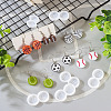 6Pcs 6 Style Sports Ball Cabochon DIY Silicone Molds DIY-TA0005-68-15