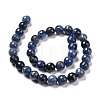 Natural Dumortierite Beads Strands G-E571-06C-2