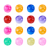 Cheriswelry 400Pcs 8 Colors Resin Large Hole Beads RESI-CW0001-12-8