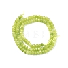 Dyed Natural Malaysia Jade Rondelle Beads Strands G-E316-2x4mm-41-2
