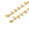 Brass Cable Chain Necklace Making KK-K337-12G-08-2