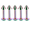 304 Stainless Steel Cone Threadless Labrets for Women Men WG9B6EB-29-1