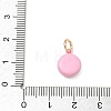 Spray Painted Brass Charms KK-CBAEB58-04A-3