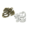 30Pcs 2 Colors Tibetan Style Alloy Pendants TIBEP-FS0001-17-2