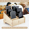 14-Grid Detachable Wooden Cell Phone Storage Box AJEW-WH0348-154B-5