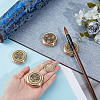 4Pcs 4 Styles Brass Paper Weight DJEW-ME0001-12-3