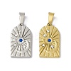 304 Stainless Steel Pendants STAS-A062-27-1