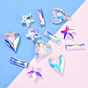 30Pcs 3 Styles Glass Pendants GLAA-YW0004-70-2