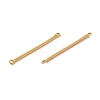 Ion Plating(IP) 304 Stainless Steel Connector Charms X-STAS-Q323-04F-G-2