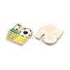 Alloy Enamel Pendants ENAM-T025-01G-16-2