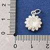 925 Sterling Silver Sunflower Charms LS-STER-K180-03S-3