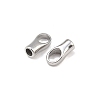 Tarnish Resistant 304 Stainless Steel Cord Ends STAS-N034-16-3