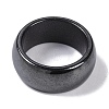 Magnetic Synthetic Hematite Finger Ring RJEW-A047-02F-2