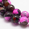 Natural Fire Crackle Agate Bead Strands G-K166-06F-10mm-01-4