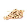 Christmas Tree Alloy Rhinestone Brooches for Backpack Clothes JEWB-M043-12KCG-02-2