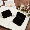 Flocking Cufflinks Boxes CON-WH20001-07-3