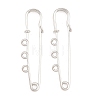 Iron Safety Pins Brooch Findings IFIN-Z005-02P-01-1