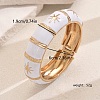 Vintage European & American Style Zinc Alloy Hinged Bangles for Women ZF2917-1-2