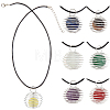 SUNNYCLUE DIY Bead Cage Necklace Making Kits DIY-SC0018-58-1