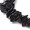 Natural Obsidian Chips Beaded Bracelet X-BJEW-JB09686-04-2