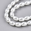 Baking Paint Pearlized Glass Pearl Bead Strands HY-T002-01B-01-2