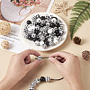 180Pcs 6 Style Natural Wood Beads WOOD-BT0001-09-5