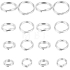 Beebeecraft 20Pcs 4 Styles 925 Sterling Silver Split Jump Rings STER-BBC0006-57-1