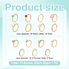 2 Sets 2 Style Alloy Finger Rings Sets RJEW-UN0003-03G-3