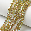 Electroplate Glass Beads Strands LS-EGLA-A034-T4mm-J02-1