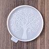 Tree of Life DIY Silicone Coaster Molds DIY-E073-03A-2