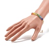 Natural Pearl & Faceted Glass Beaded Bracelet for Teen Girl Women BJEW-TA00026-3