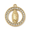 304 Stainless Steel & Rhinestone Pendants STAS-G371-09C-01G-1