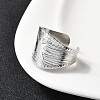 304 Stainless Steel Open Cuff Rings RJEW-H261-09P-3